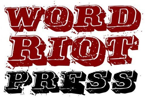 Word Riot Press logo in distressed red and black letters